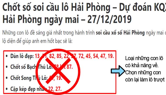 Cách bắt lô trượt chuẩn xác